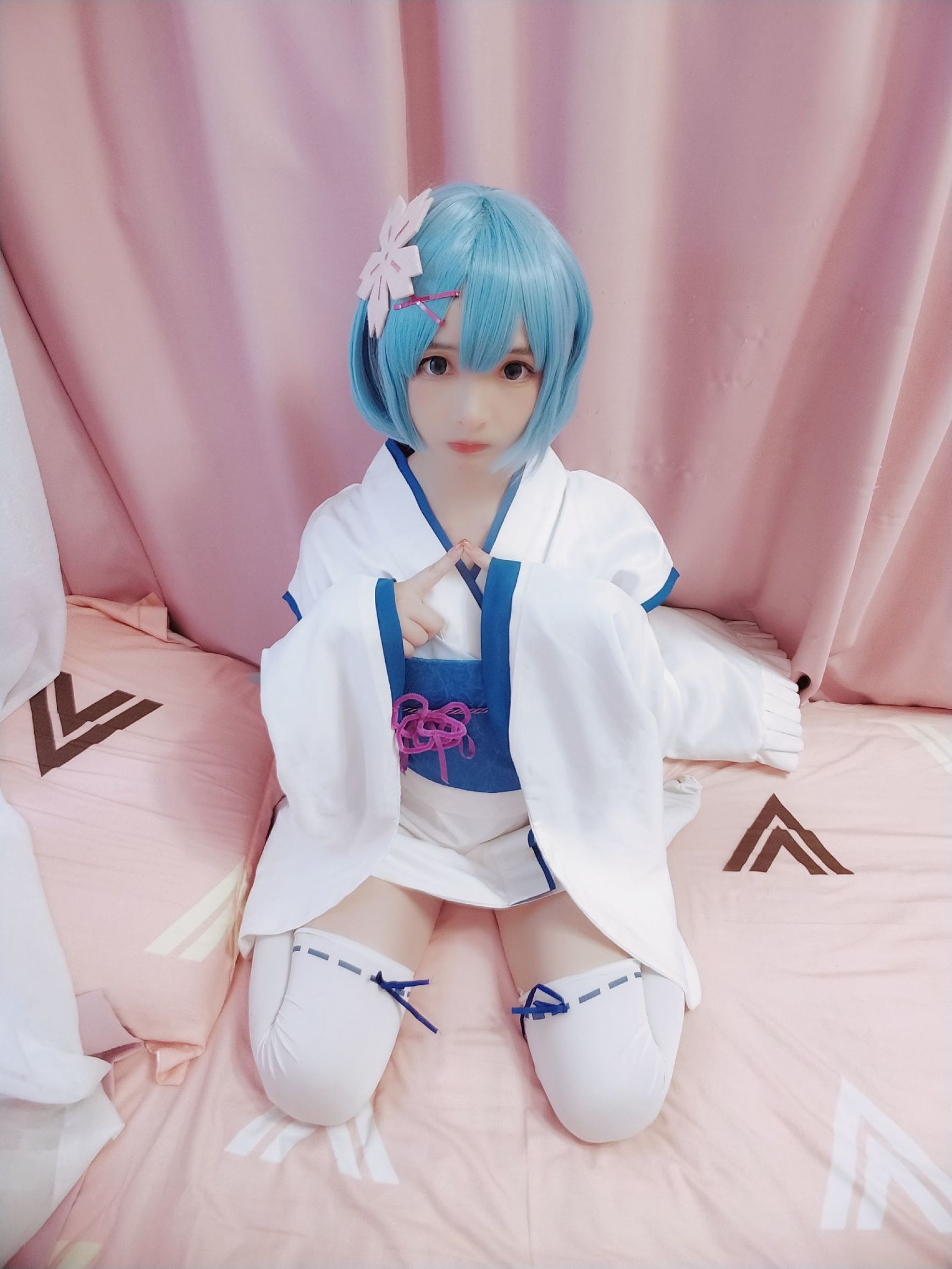 [COS福利]二次元美女古川kagura蕾姆幼年插图1